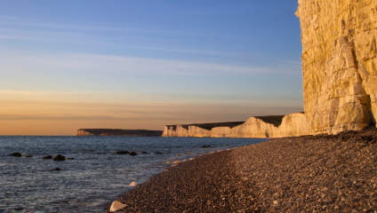 Birling Gap beach in East Sussex