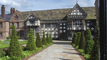 The exterior of Ordsall Hall in Salford