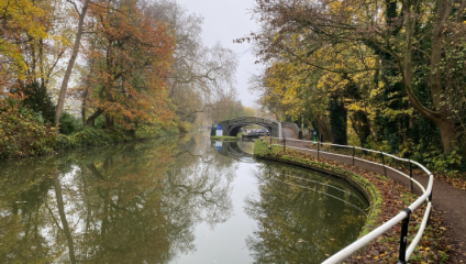 The River Isis in Oxford on a wintery day