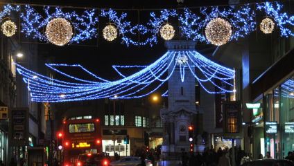 Image of the North Laine lights, Brighton