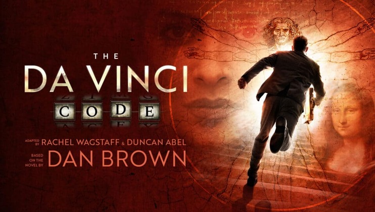 THE DA VINCI CODE Dan Brown Man running