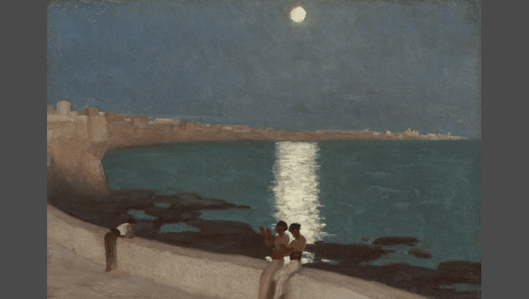 Frederic Leighton, Bay of Cadiz - Moonlight, c. 1866 © The Royal Borough of Kensington and Chelsea