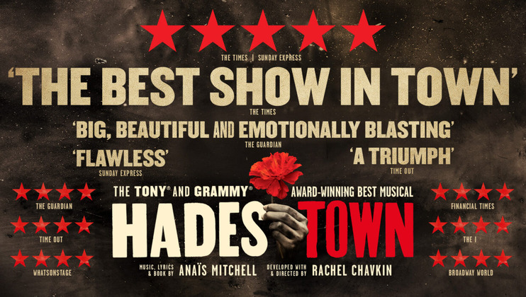 Poster of Hadestown - with words The best show