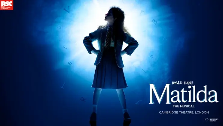 poster of Matilda hands on hip in school uniform