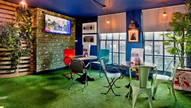 The interior of The Lost Hour pub in Greenwich