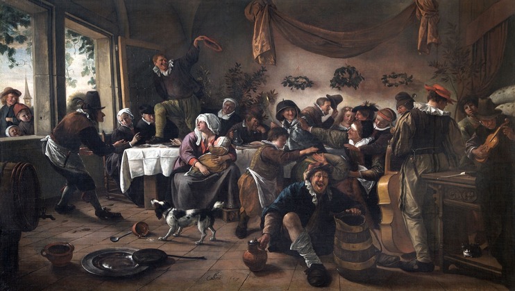 The Wedding Party Jan Steen (1625/26-1679)