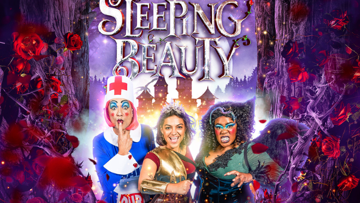 Promotional poster for Sleeping Beauty pantomime at Theatre Broadway Catford