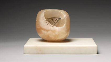 Barbara Hepworth, Small Stone With Black Strings (1952)