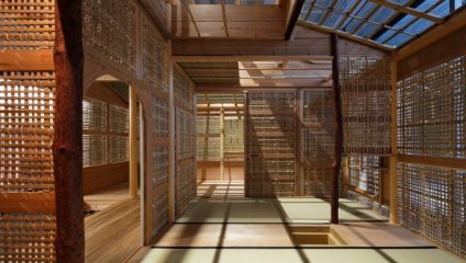 Structural model of Sa-an Teahouse (Orig. 1742) © Takenaka Carpentry Tools Museum