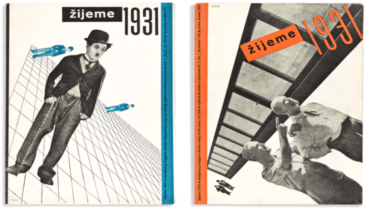 Ladislav Sutnar: Žijeme 1931 magazine cover