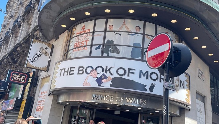 Front of Prince of Wales Theatre, London