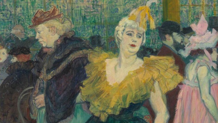 Henri de Toulouse-Lautrec (1864 – 1901), The Clown Cha-U-Kao, 1895, oil on canvas, 75 x 55cm, Image: Oskar Reinhart Collection «Am Römerholz», Winterthur