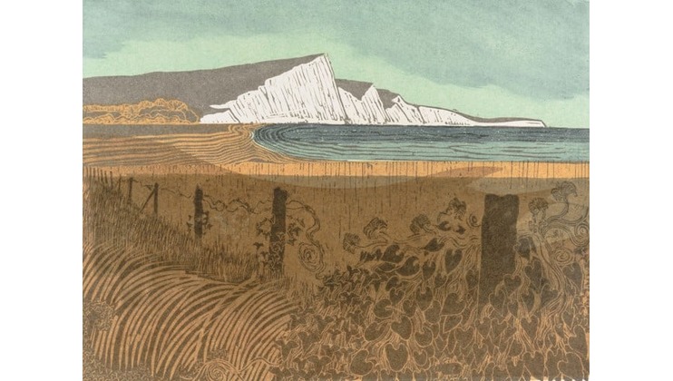 Robert Tavener, Cliffs & Foreshore, Seven Sisters, 1970. ©The Artist's Estate. Towner Collection.